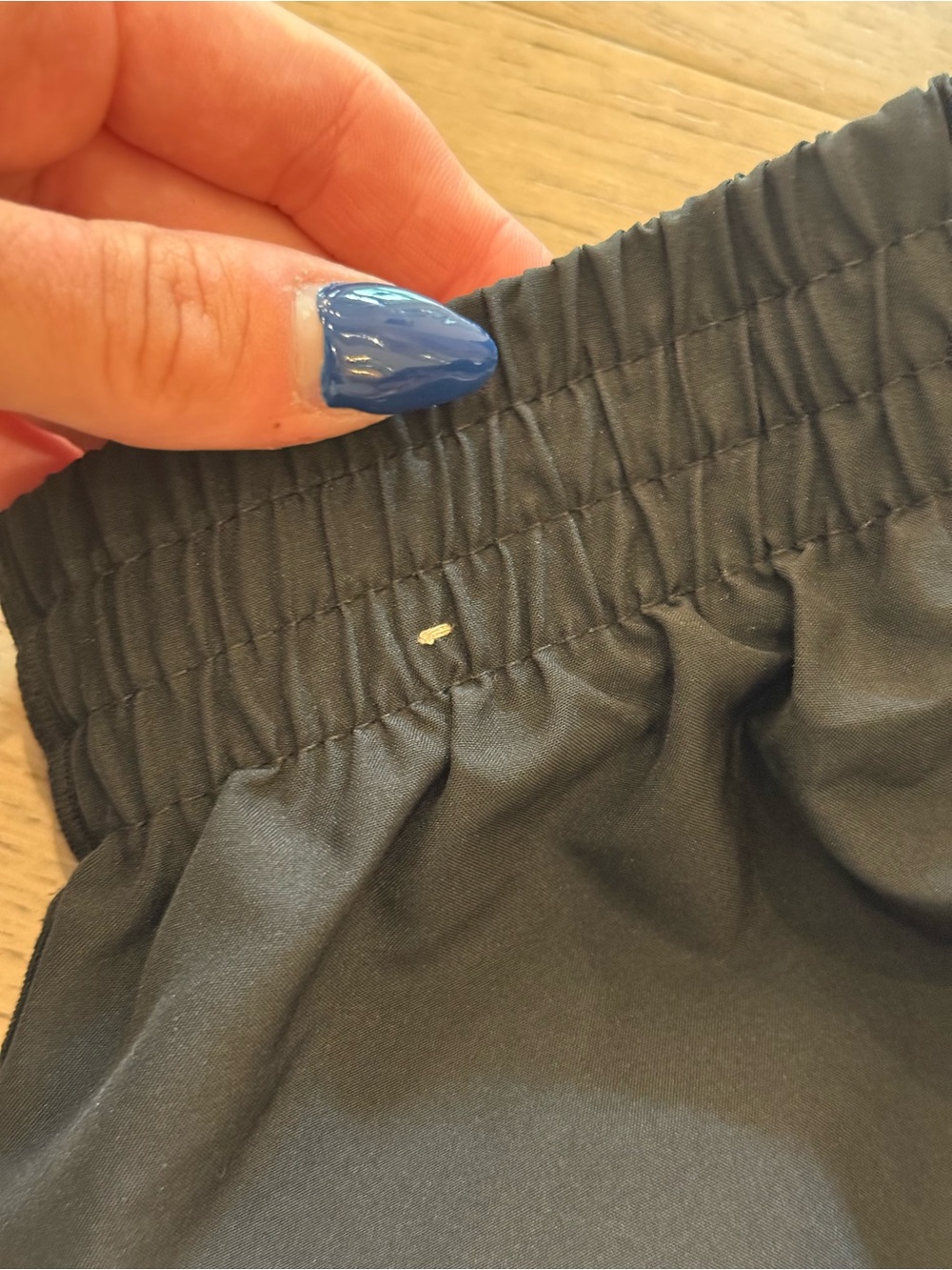 Nike Black Athletic Dri-FIT Shorts with White Swoosh - Picture 5 of 6